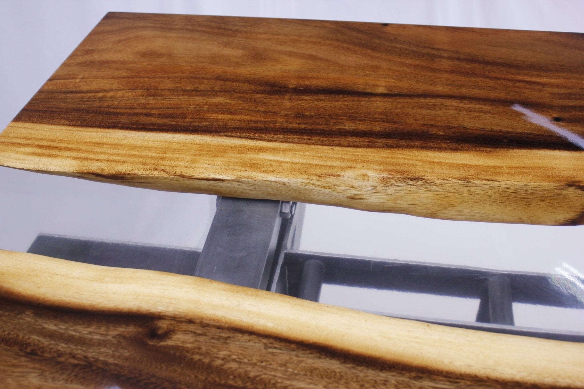 48 x 24 Epoxy Coffee Table Top / Epoxy Wood Slab Table Top Live Edge  Accent