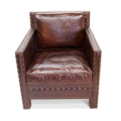 Club Armchair Distressed Genuine Leather Accent Chair Rustic Brown Chair Rustic Deco 934661 400x ?v=1691213827