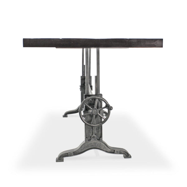 Frederick Adjustable Height Dining Table Desk - Cast Iron - Rustic ...